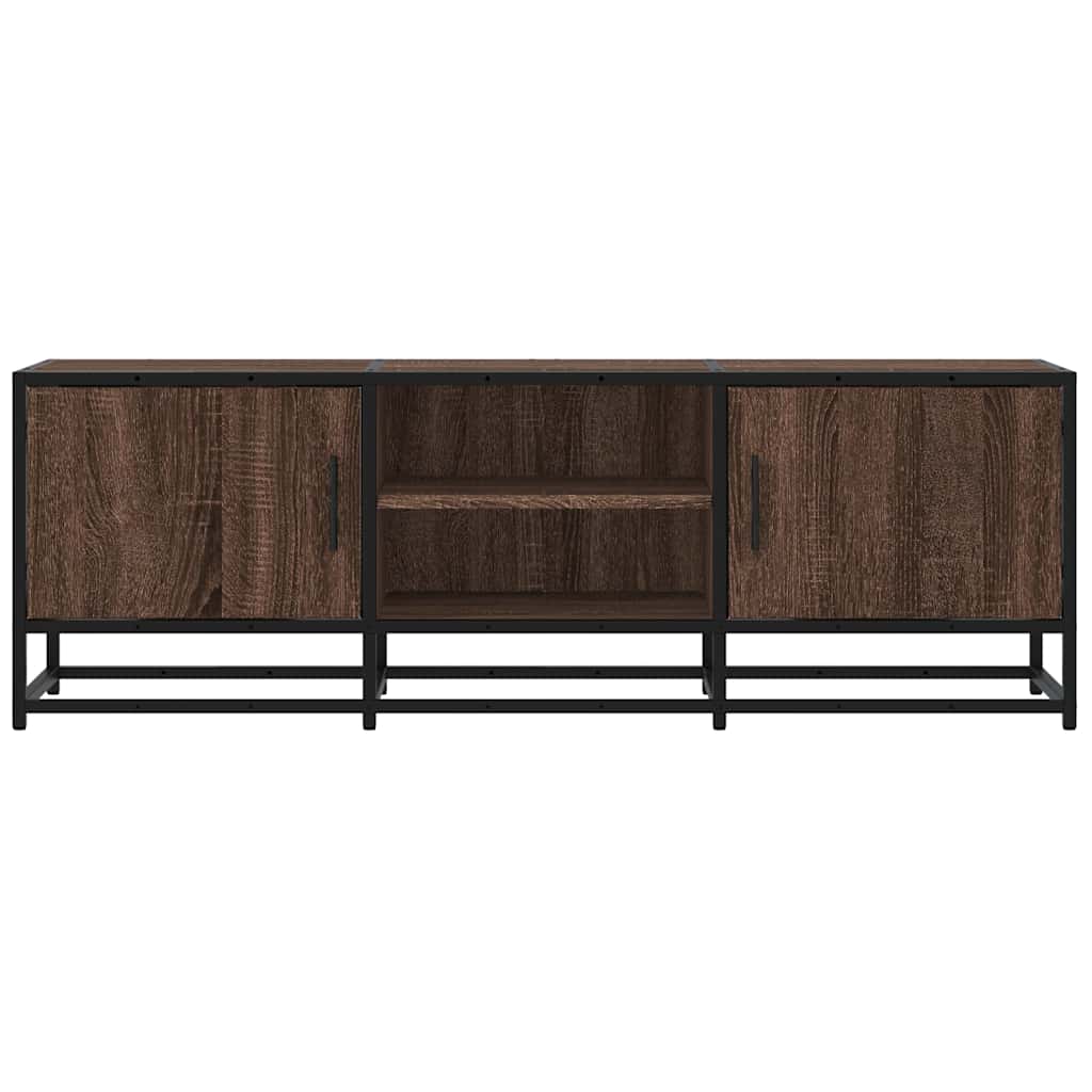 vidaXL Szafka pod telewizor, brązowy dąb, 120x35x41 cm