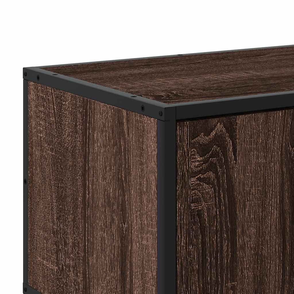 vidaXL Szafka pod telewizor, brązowy dąb, 120x35x41 cm