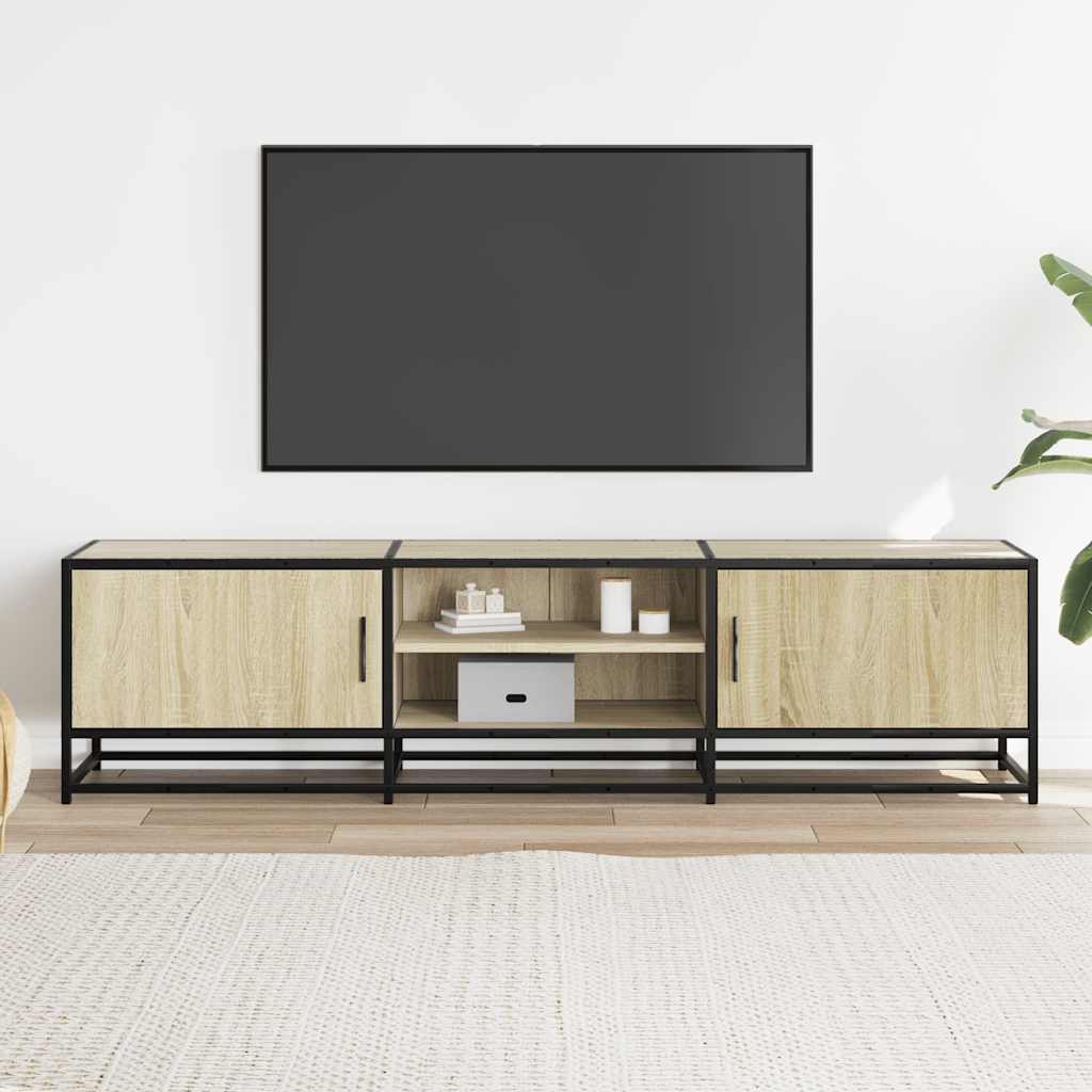 vidaXL Szafka pod telewizor, dąb sonoma, 160x35x41 cm
