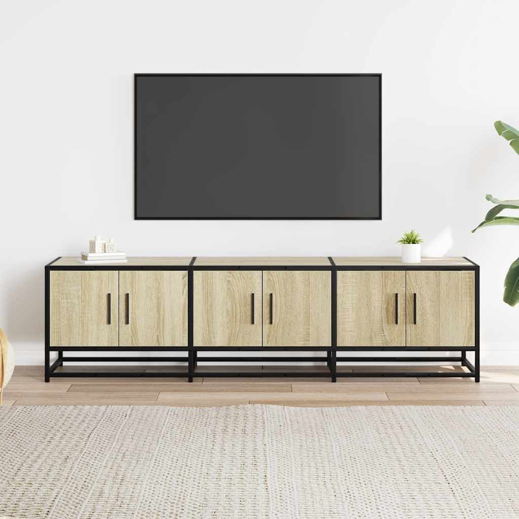 vidaXL Szafka pod telewizor, dąb sonoma, 150x35x41 cm