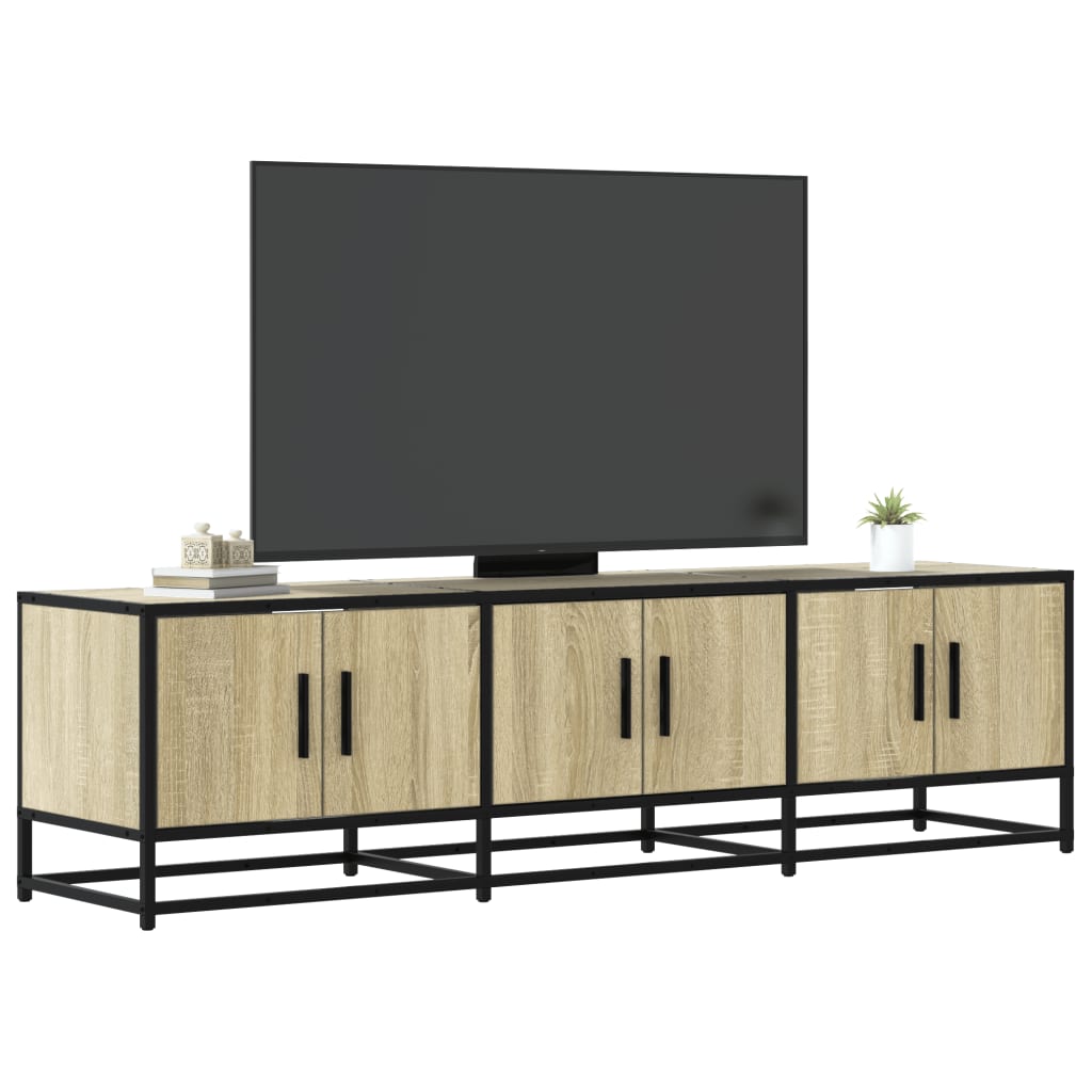 vidaXL Szafka pod telewizor, dąb sonoma, 150x35x41 cm
