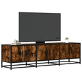 vidaXL Szafka pod telewizor, przydymiony dąb, 150x35x41 cm