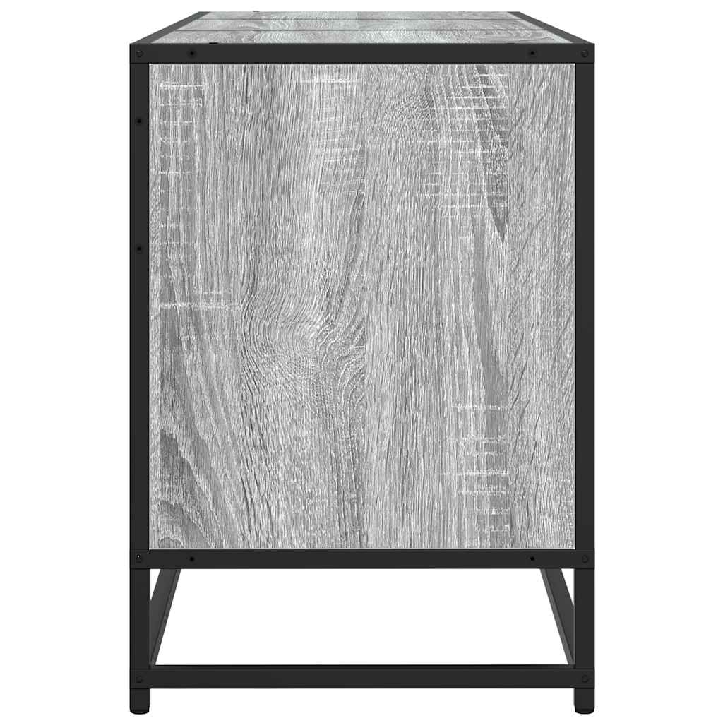 vidaXL Szafka pod telewizor, szary dąb sonoma, 150x35x41 cm