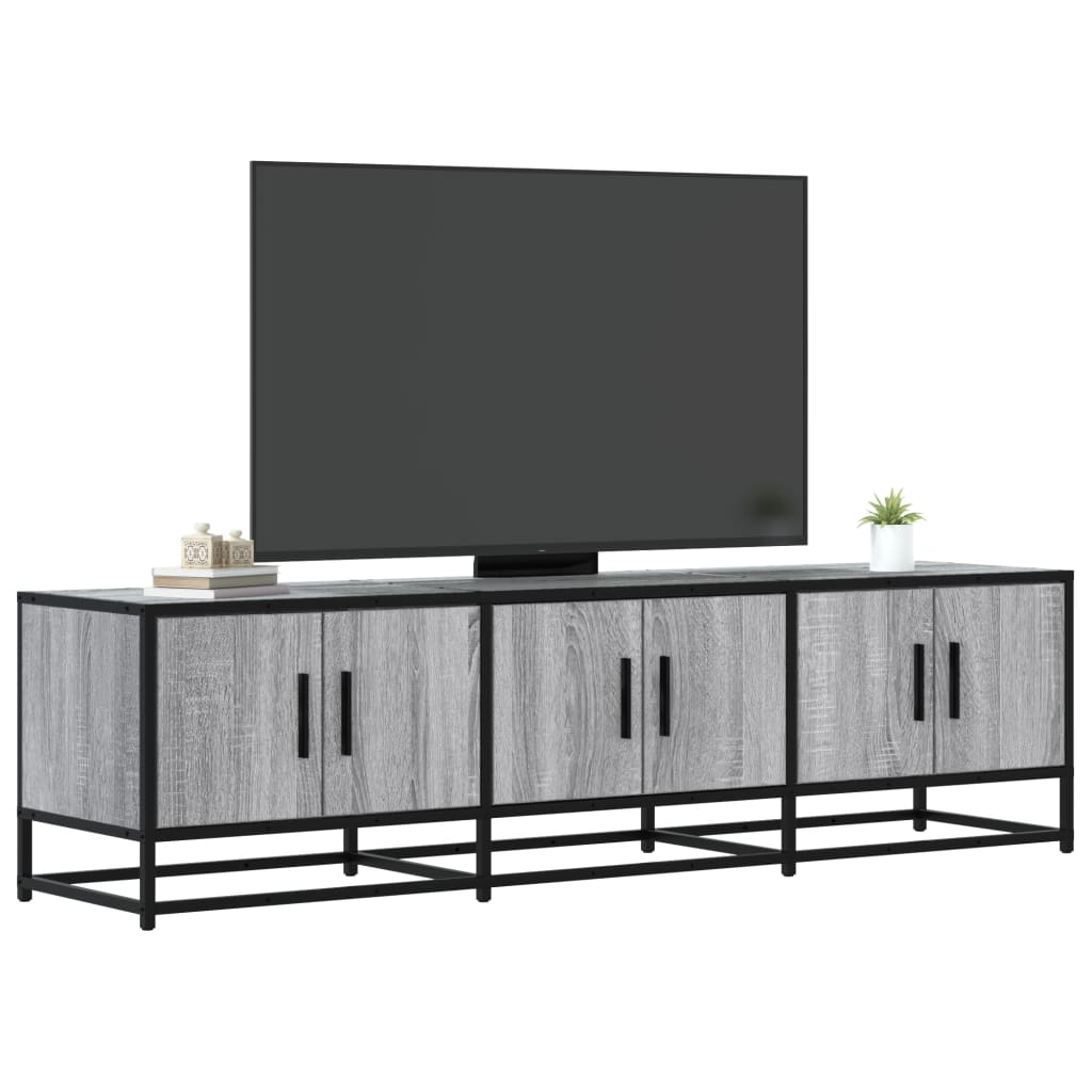 vidaXL Szafka pod telewizor, szary dąb sonoma, 150x35x41 cm