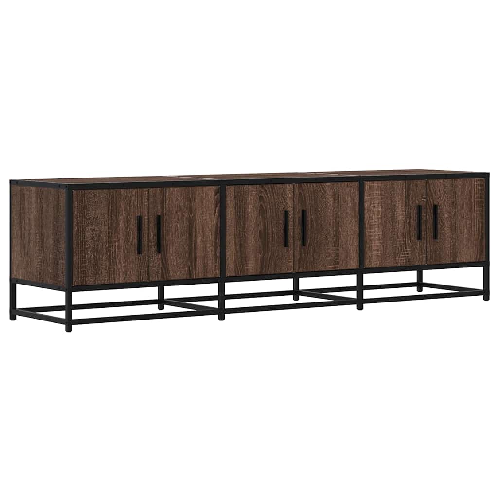 vidaXL Szafka pod telewizor, brązowy dąb, 150x35x41 cm