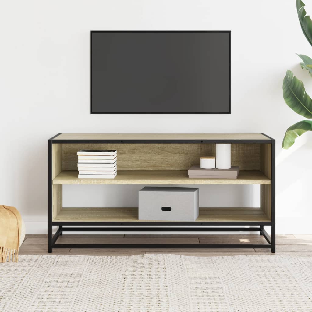 vidaXL Szafka pod telewizor, dąb sonoma, 91x40x46 cm