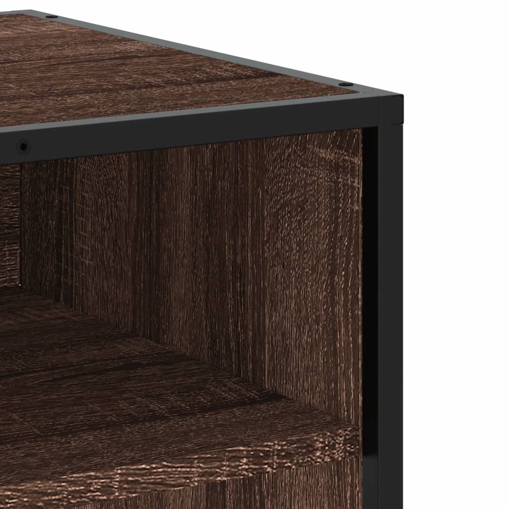 vidaXL Szafka pod telewizor, brązowy dąb, 91x40x46 cm