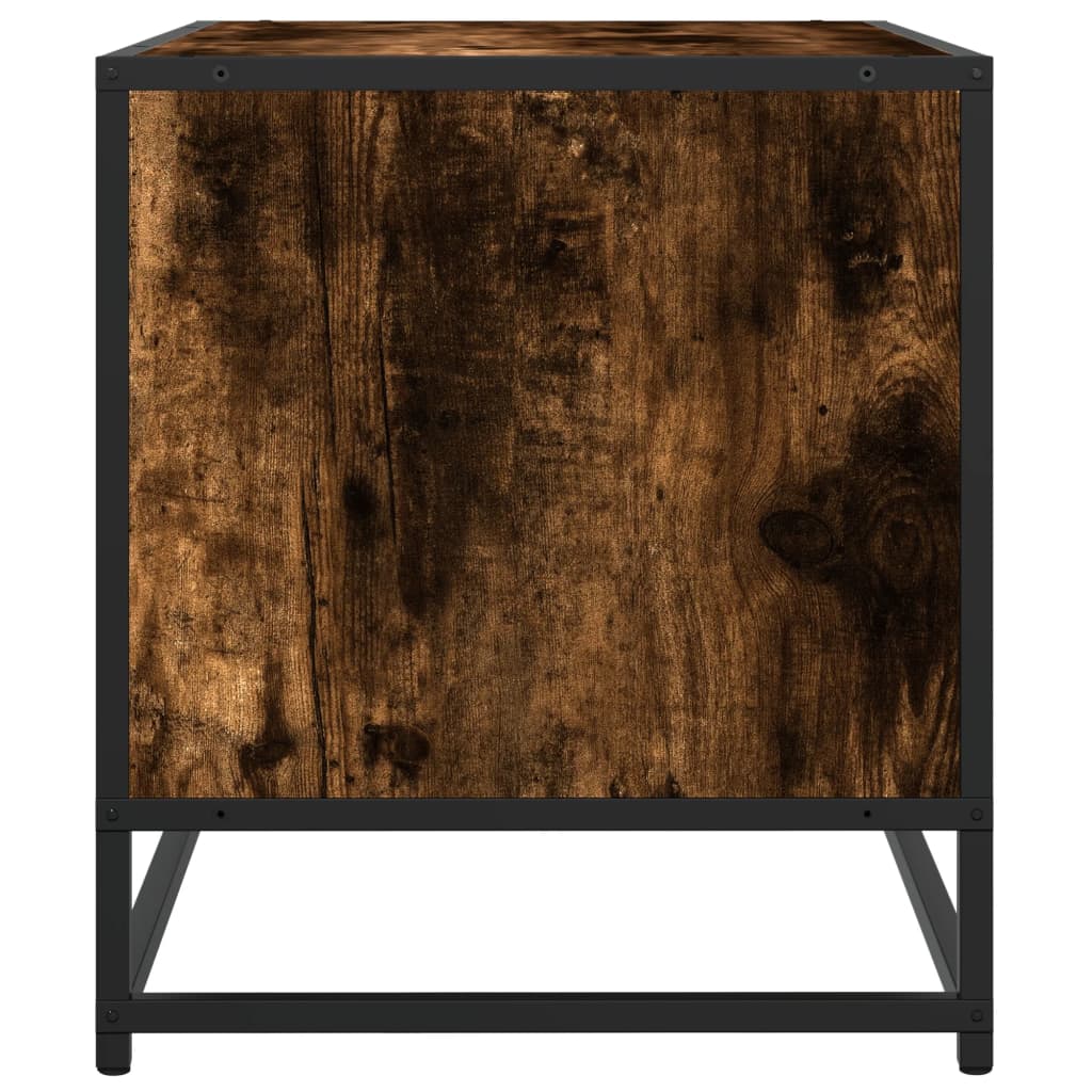 vidaXL Szafka pod telewizor, przydymiony dąb, 120,5x40x46 cm