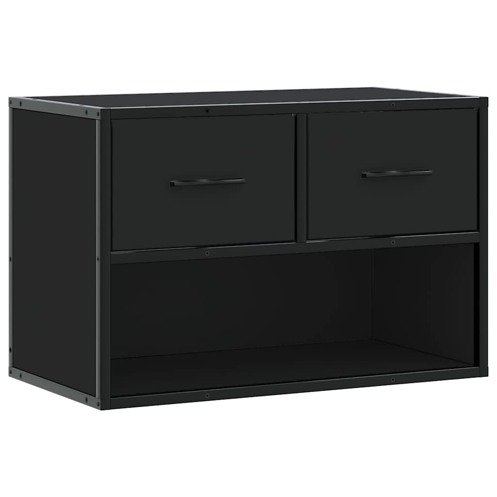 vidaXL Szafka pod telewizor, czarna, 60x31x39,5 cm