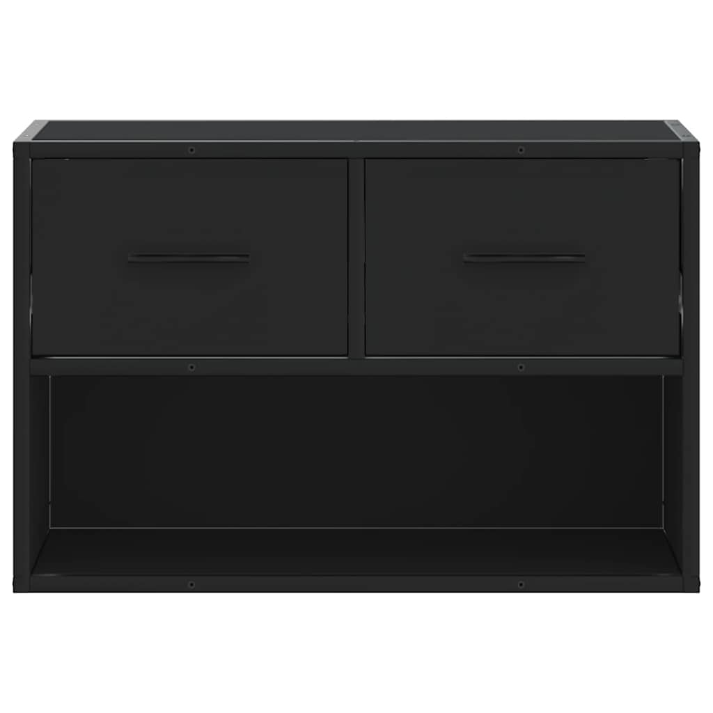 vidaXL Szafka pod telewizor, czarna, 60x31x39,5 cm