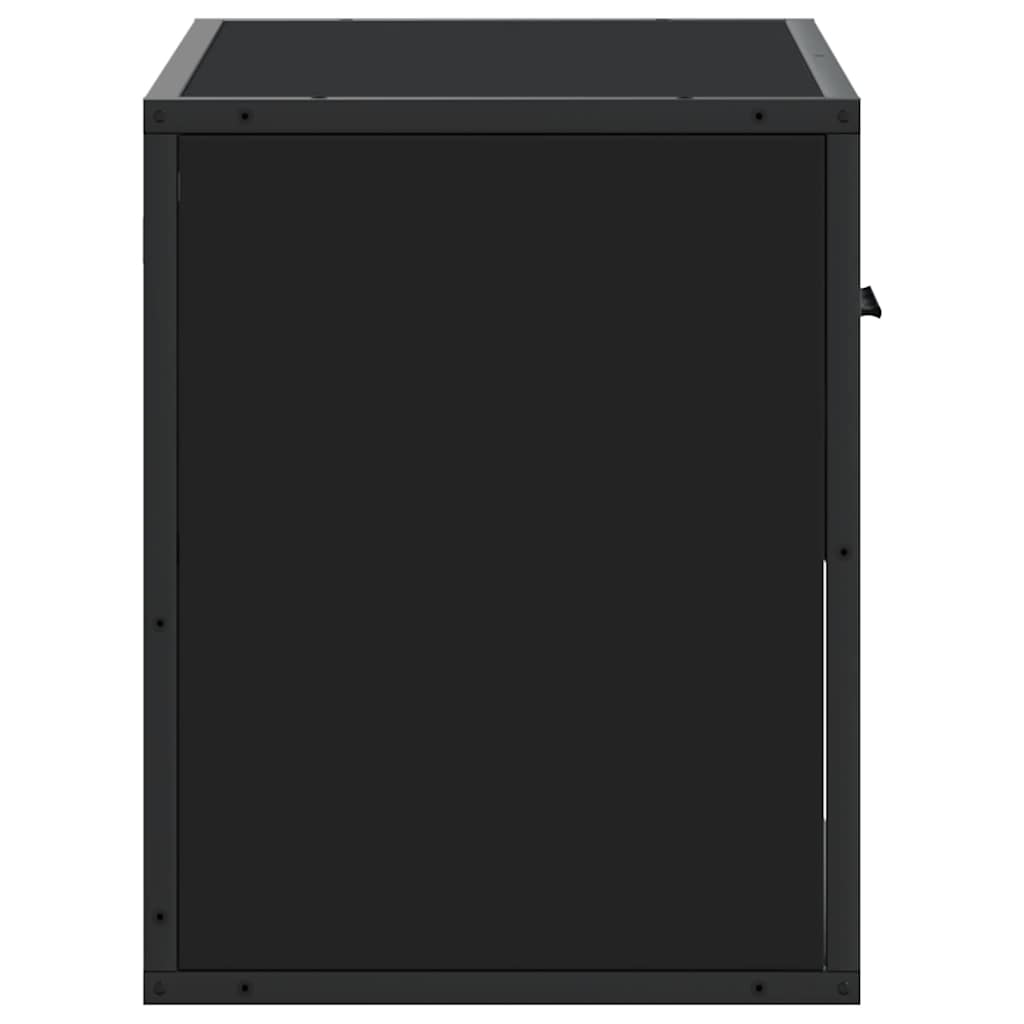 vidaXL Szafka pod telewizor, czarna, 60x31x39,5 cm