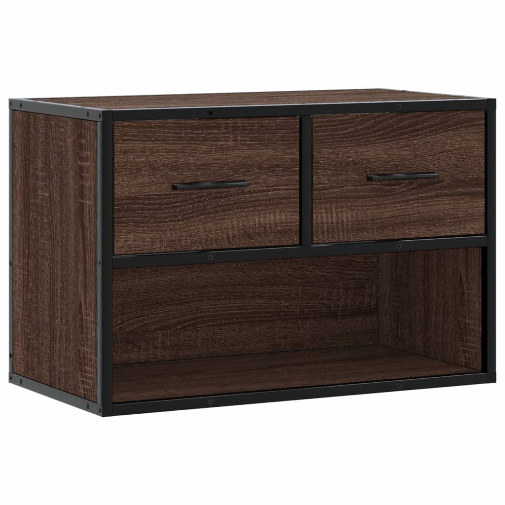 vidaXL Szafka pod telewizor, brązowy dąb, 60x31x39,5 cm