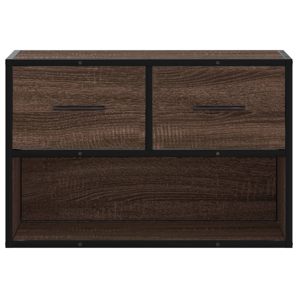 vidaXL Szafka pod telewizor, brązowy dąb, 60x31x39,5 cm