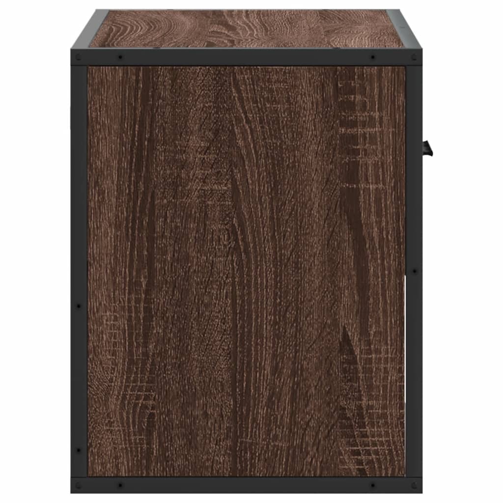vidaXL Szafka pod telewizor, brązowy dąb, 60x31x39,5 cm