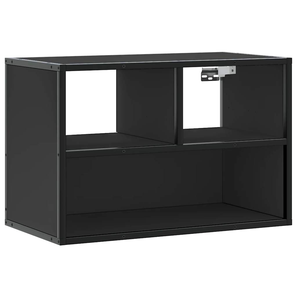 vidaXL Szafka pod telewizor, czarna, 60x31x39,5 cm