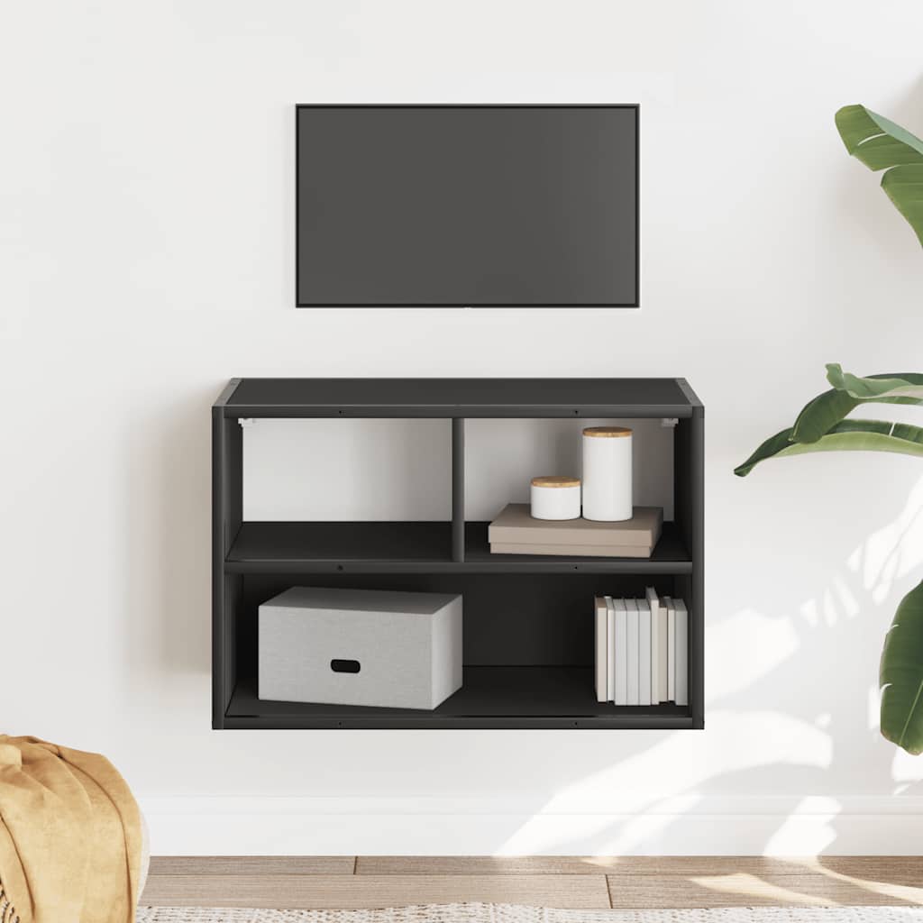 vidaXL Szafka pod telewizor, czarna, 60x31x39,5 cm