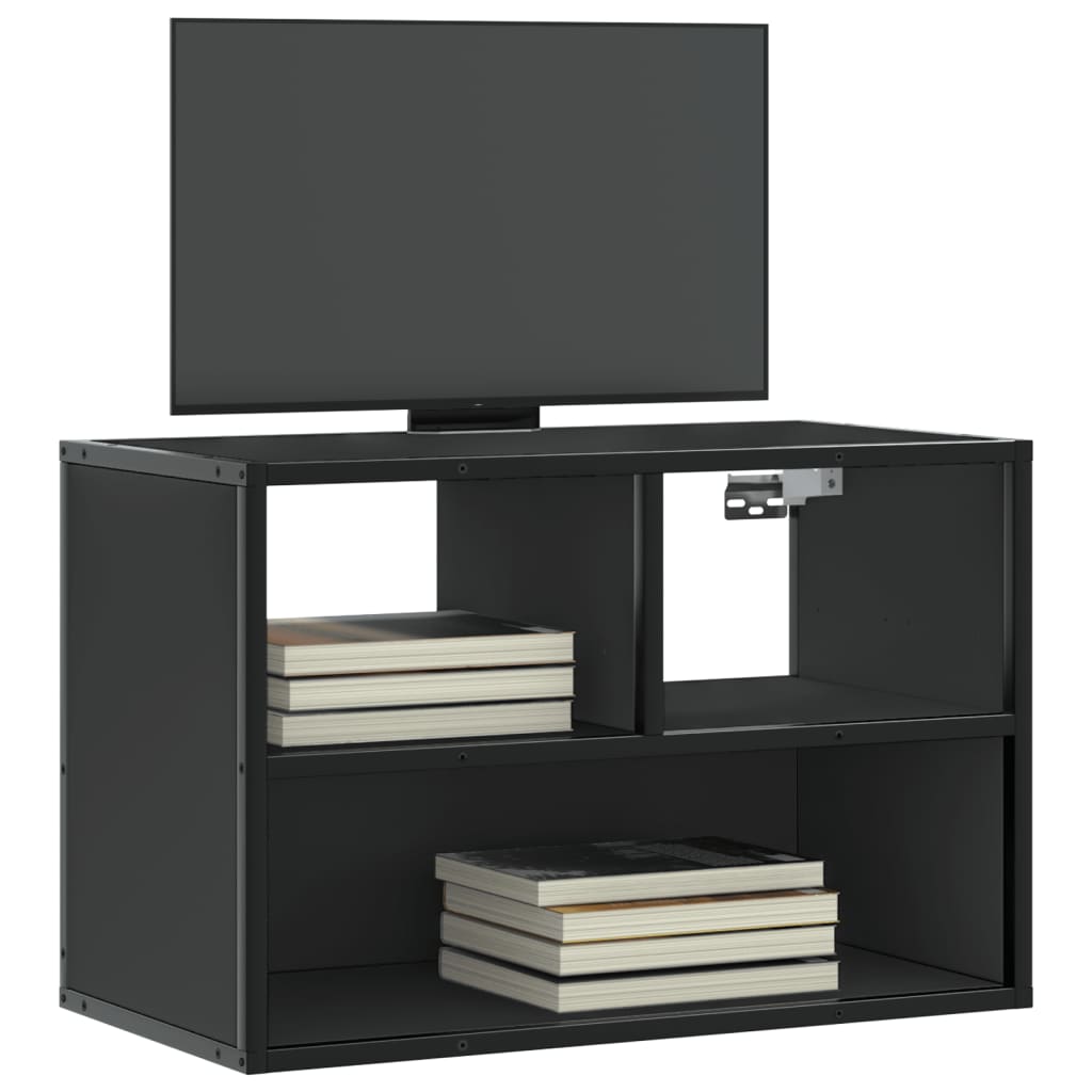 vidaXL Szafka pod telewizor, czarna, 60x31x39,5 cm