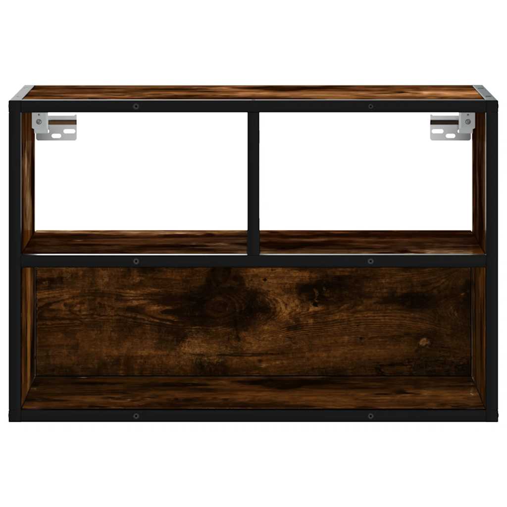 vidaXL Szafka pod telewizor, przydymiony dąb, 60x31x39,5 cm