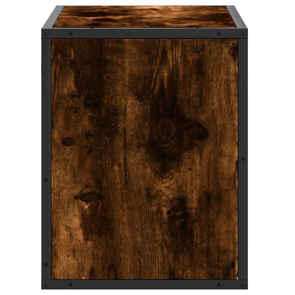 vidaXL Szafka pod telewizor, przydymiony dąb, 60x31x39,5 cm