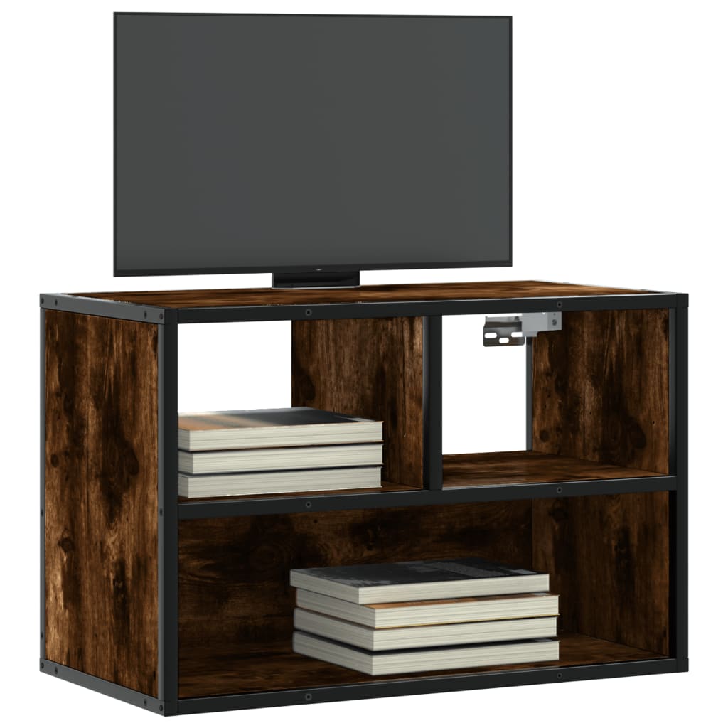 vidaXL Szafka pod telewizor, przydymiony dąb, 60x31x39,5 cm