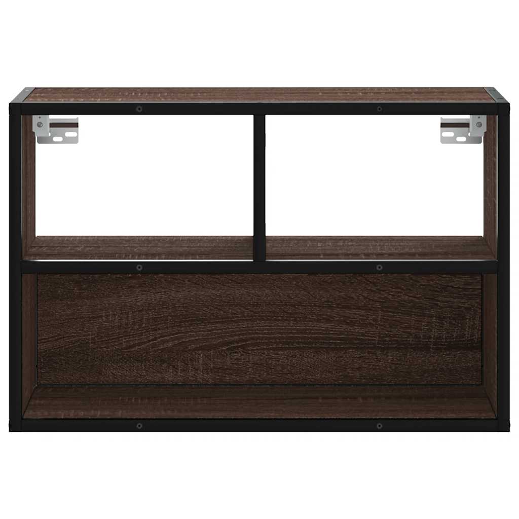vidaXL Szafka pod telewizor, brązowy dąb, 60x31x39,5 cm