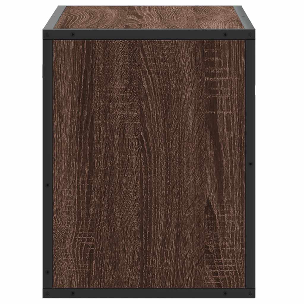 vidaXL Szafka pod telewizor, brązowy dąb, 60x31x39,5 cm
