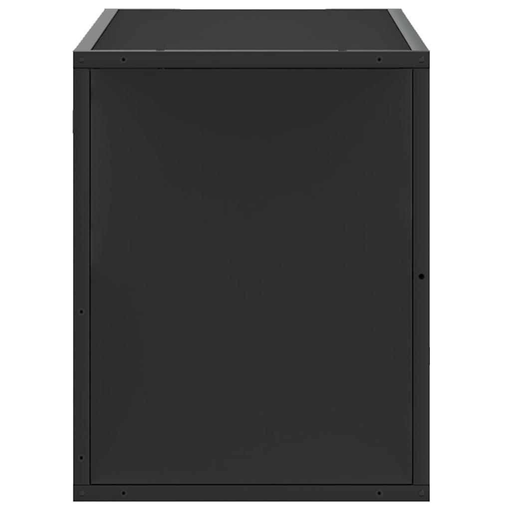vidaXL Szafka pod telewizor, czarna, 80x31x39,5 cm