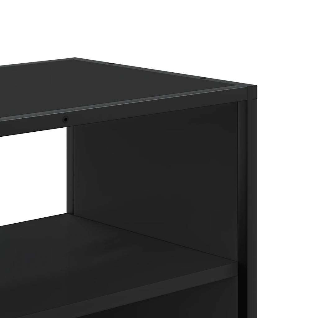 vidaXL Szafka pod telewizor, czarna, 80x31x39,5 cm