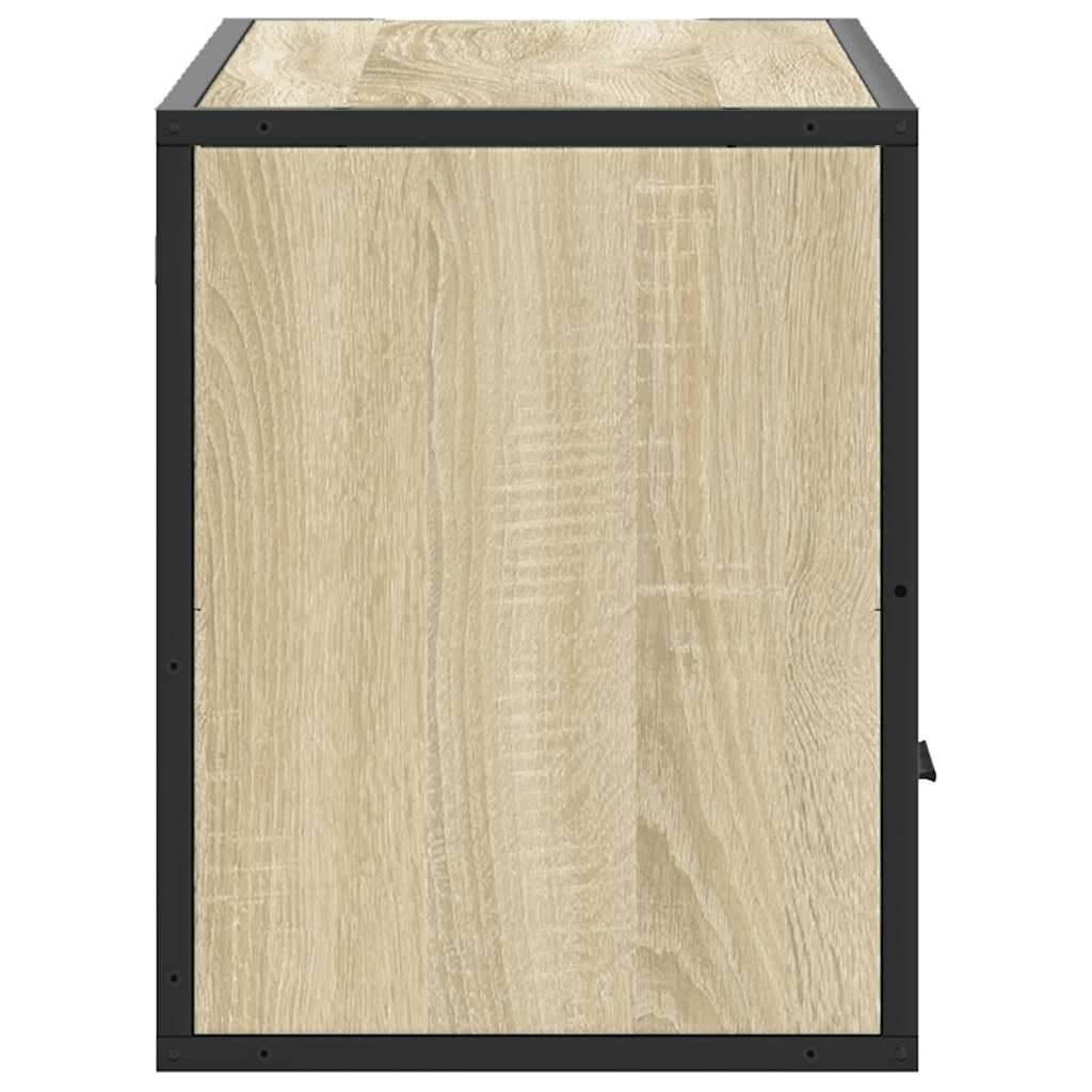 vidaXL Szafka pod telewizor, dąb sonoma, 80x31x39,5 cm