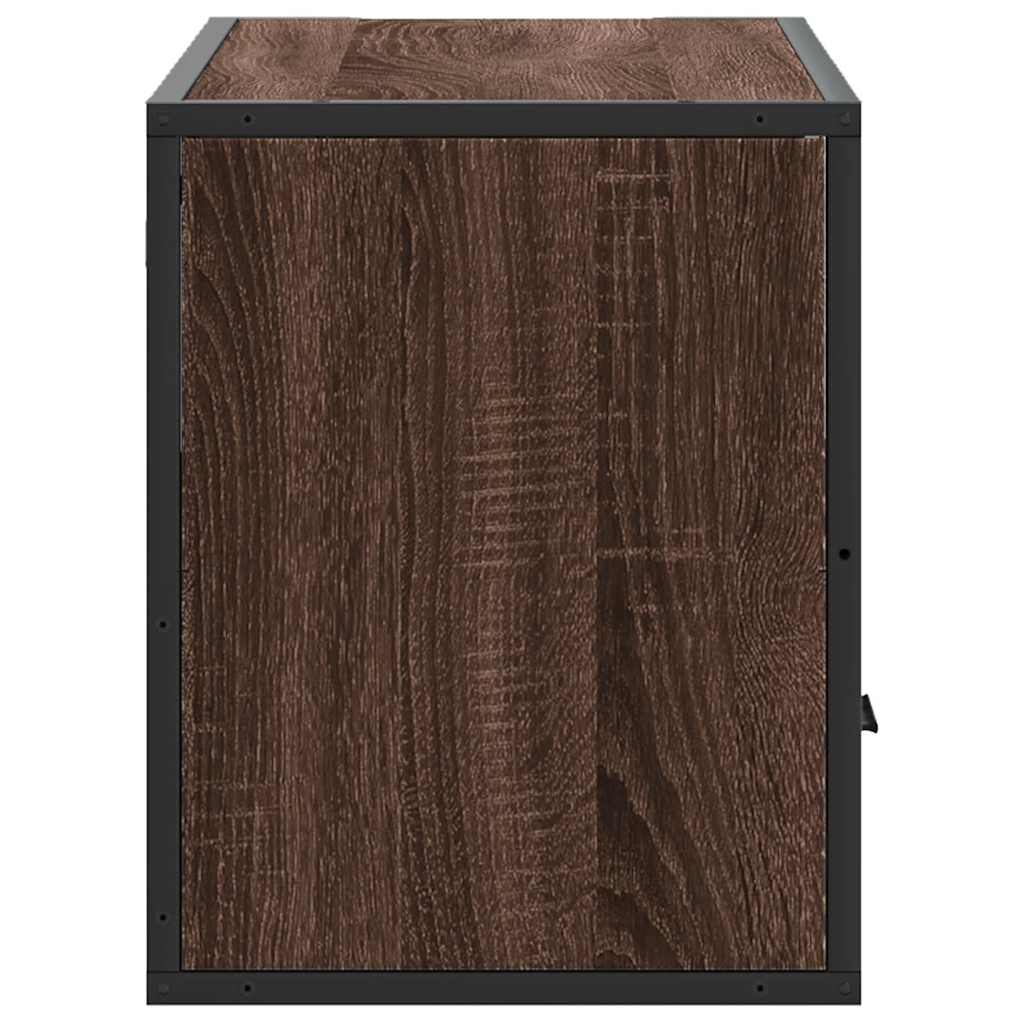 vidaXL Szafka pod telewizor, brązowy dąb, 80x31x39,5 cm