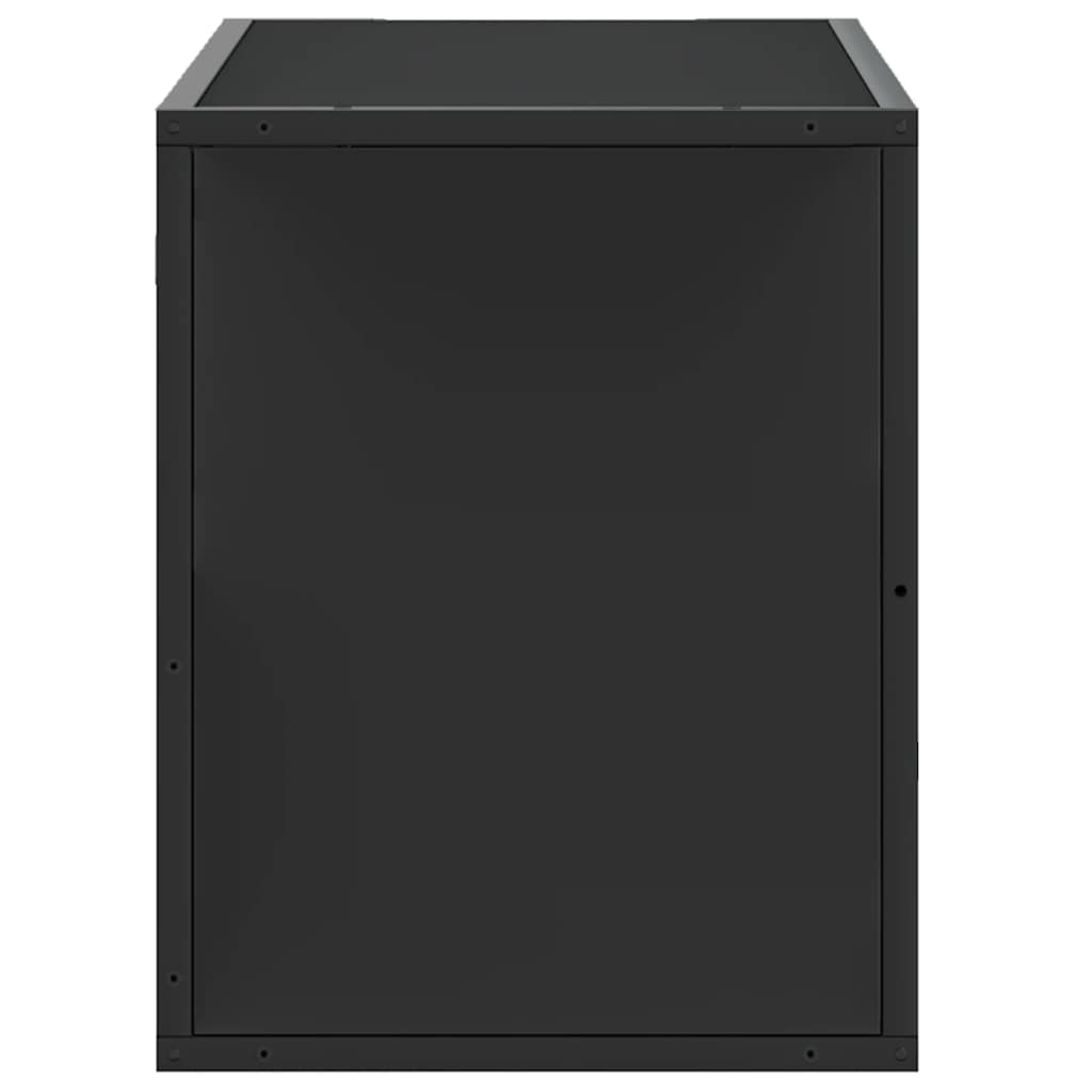 vidaXL Szafka pod telewizor, czarna, 80x31x39,5 cm