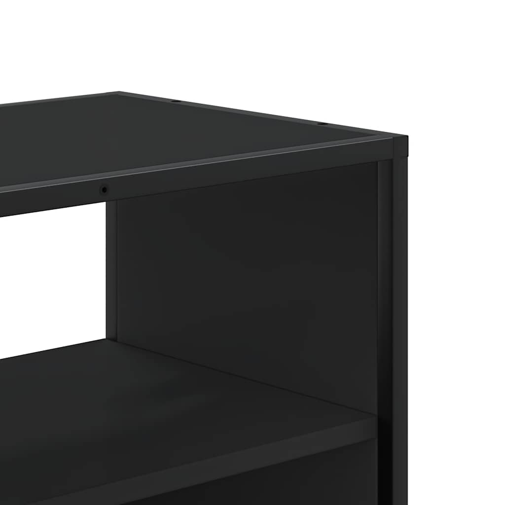 vidaXL Szafka pod telewizor, czarna, 80x31x39,5 cm