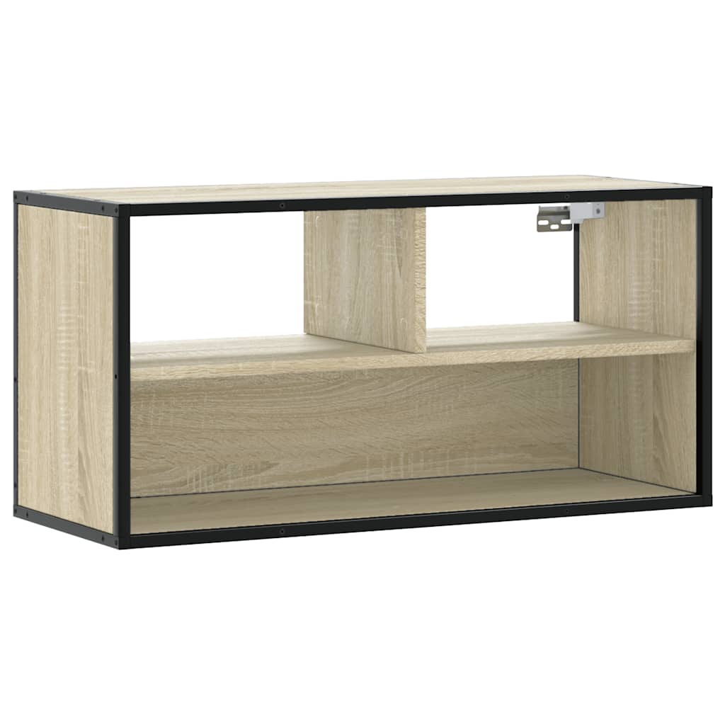 vidaXL Szafka pod telewizor, dąb sonoma, 80x31x39,5 cm