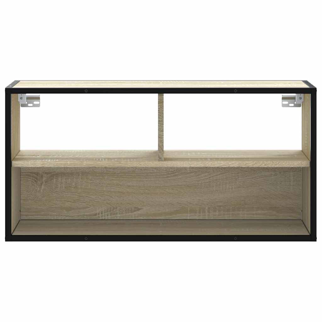 vidaXL Szafka pod telewizor, dąb sonoma, 80x31x39,5 cm