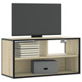 vidaXL Szafka pod telewizor, dąb sonoma, 80x31x39,5 cm