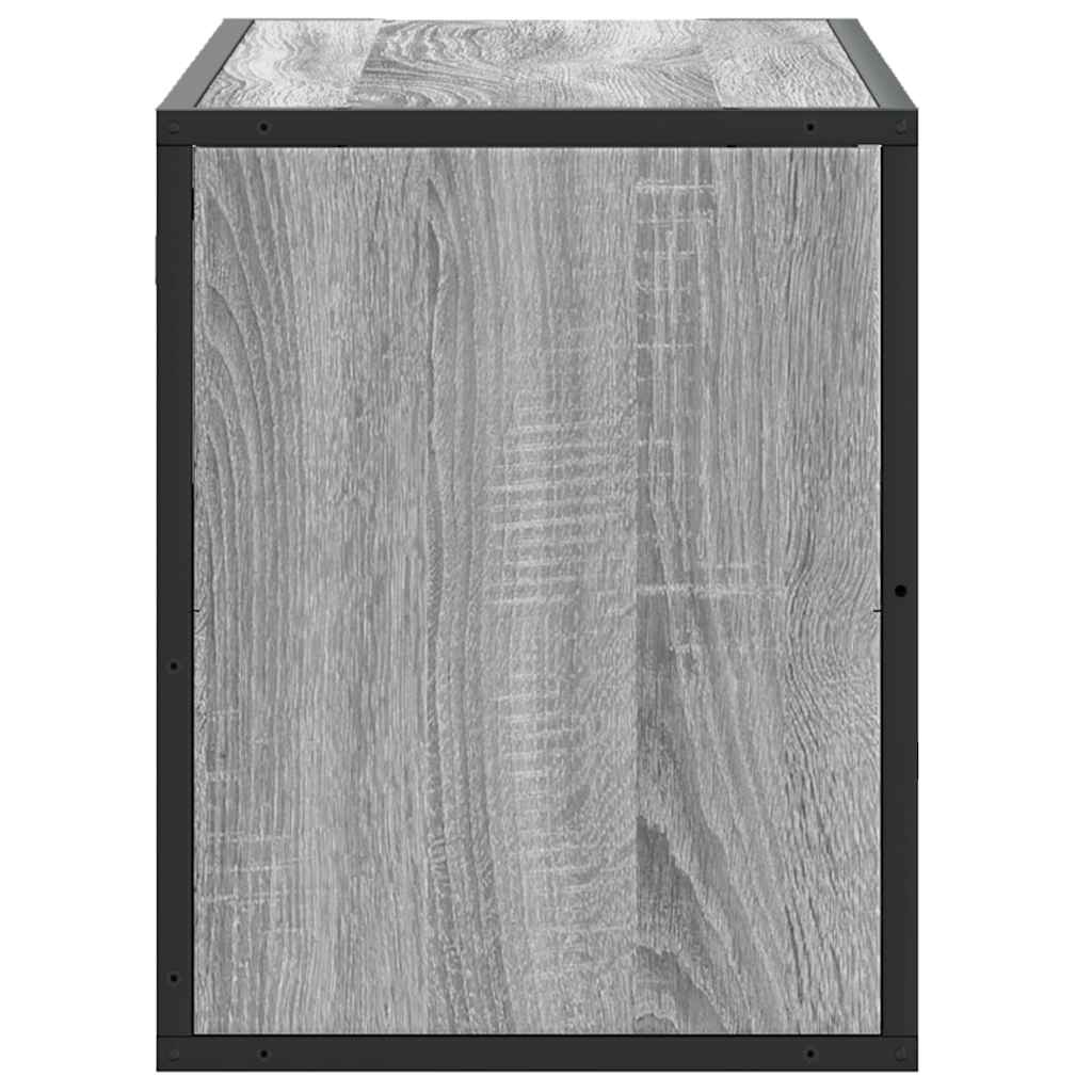 vidaXL Szafka pod telewizor, szary dąb sonoma, 80x31x39,5 cm