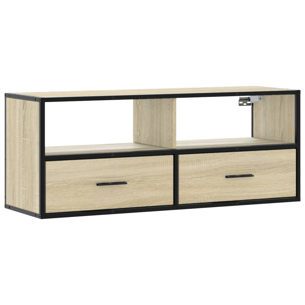 vidaXL Szafka pod telewizor, dąb sonoma, 100x31x39,5 cm