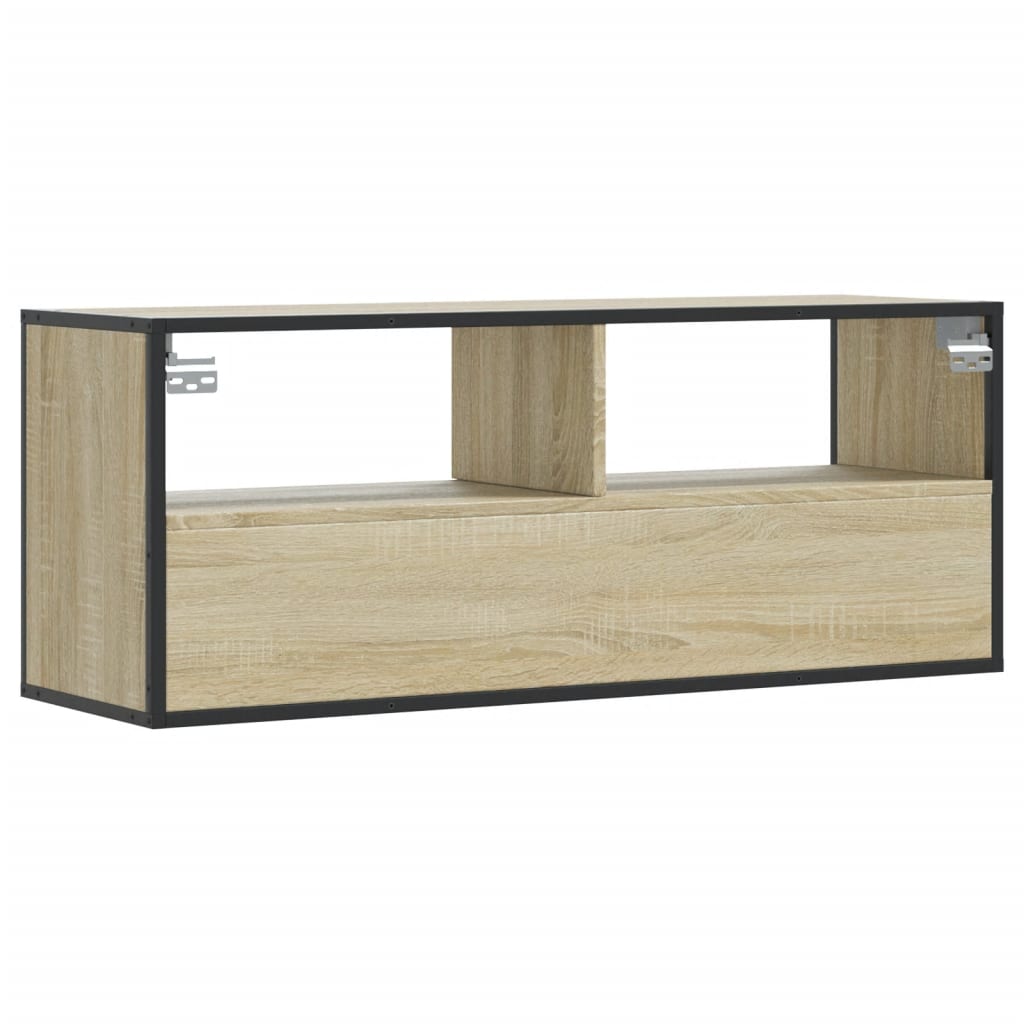 vidaXL Szafka pod telewizor, dąb sonoma, 100x31x39,5 cm