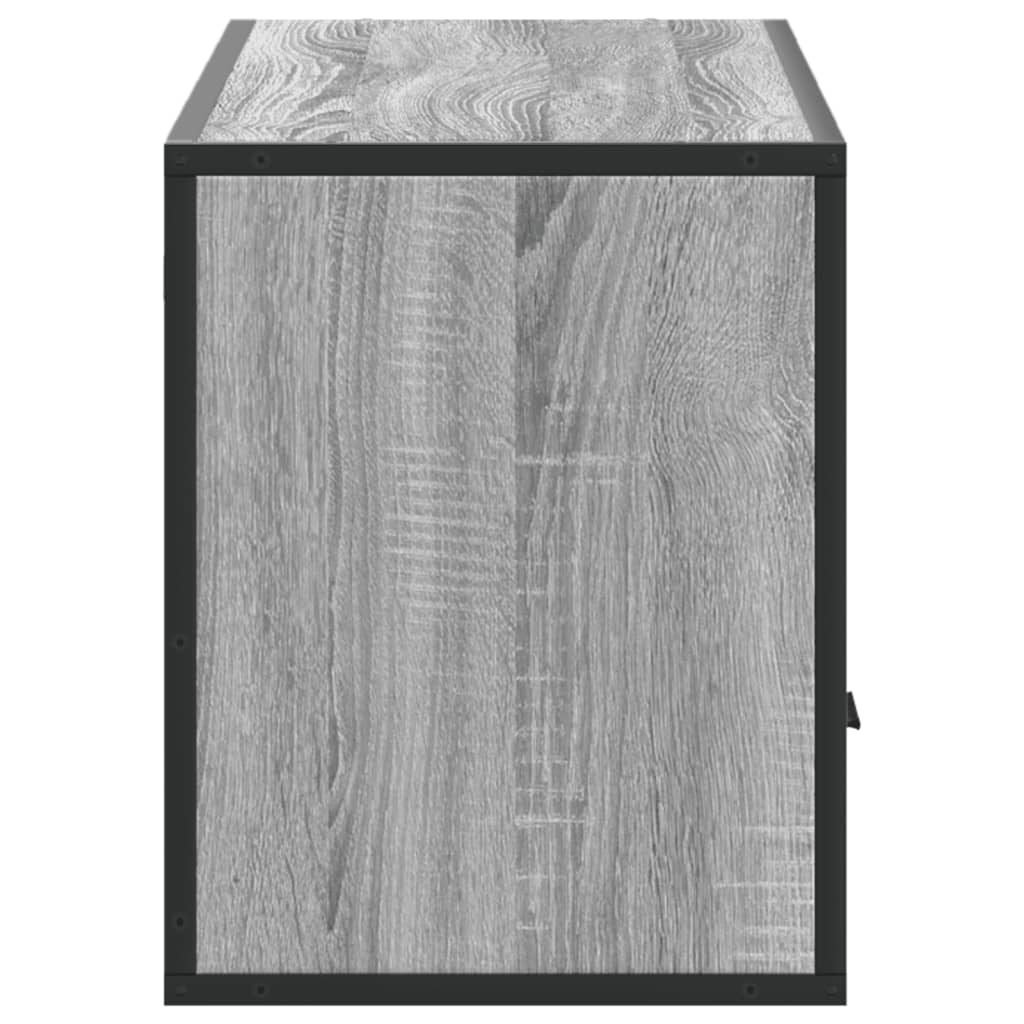 vidaXL Szafka pod telewizor, szary dąb sonoma, 100x31x39,5 cm