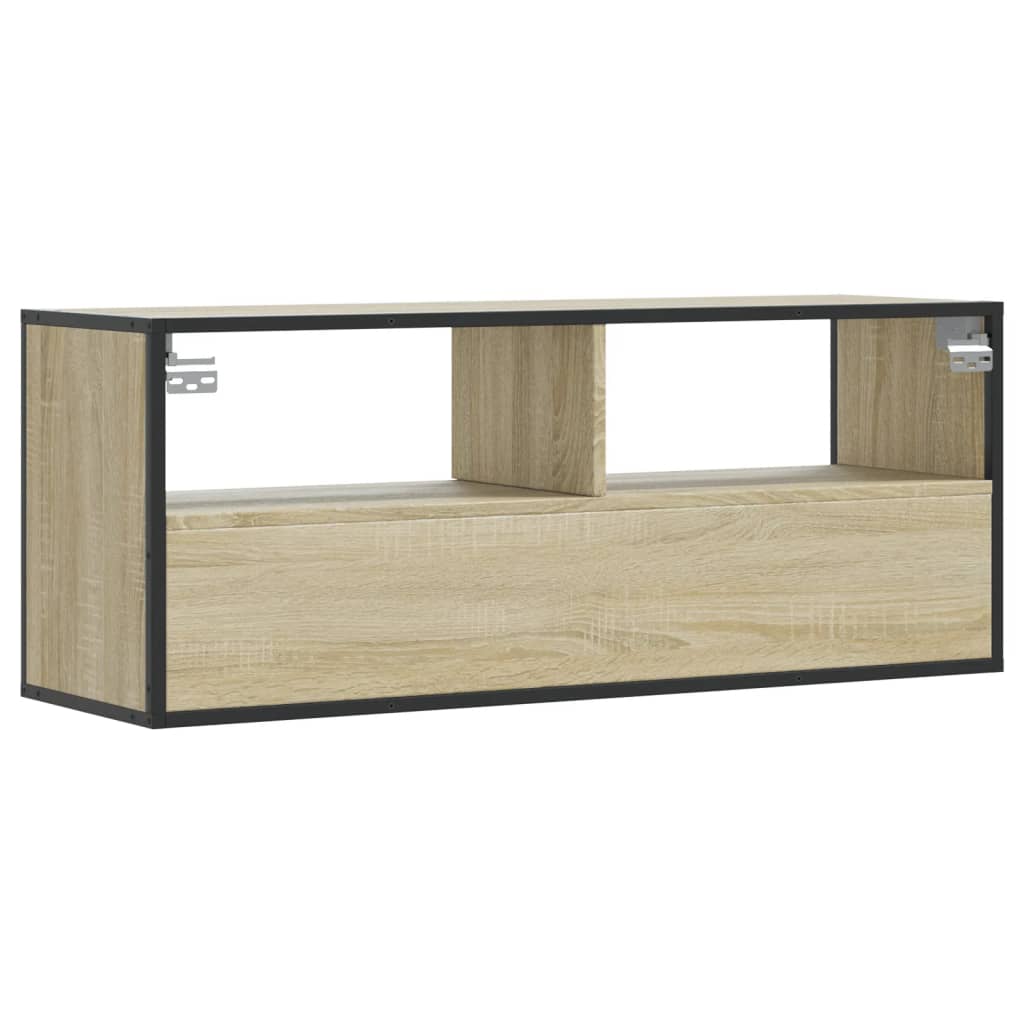 vidaXL Szafka pod telewizor, dąb sonoma, 100x31x39,5 cm