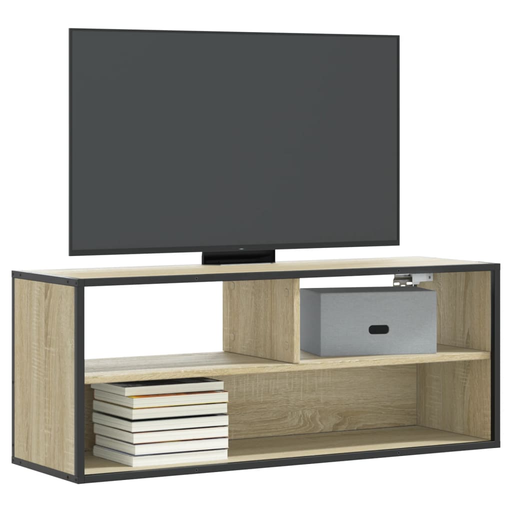 vidaXL Szafka pod telewizor, dąb sonoma, 100x31x39,5 cm