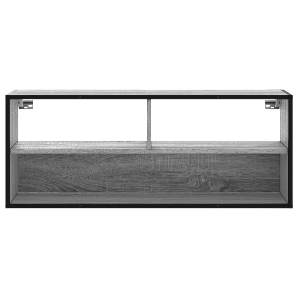 vidaXL Szafka pod telewizor, szary dąb sonoma, 100x31x39,5 cm