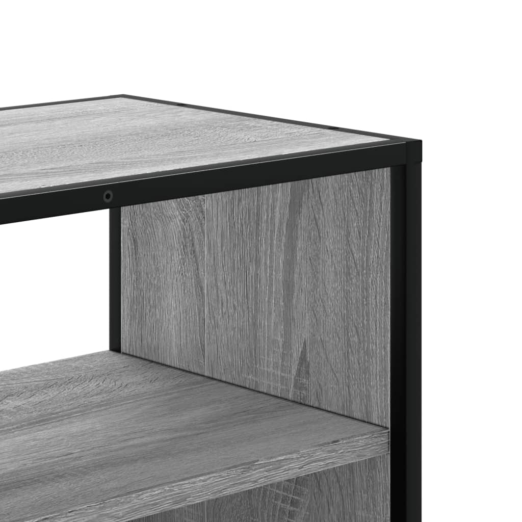 vidaXL Szafka pod telewizor, szary dąb sonoma, 100x31x39,5 cm