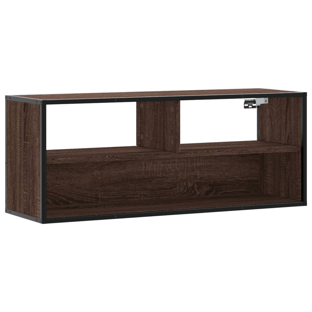 vidaXL Szafka pod telewizor, brązowy dąb, 100x31x39,5 cm