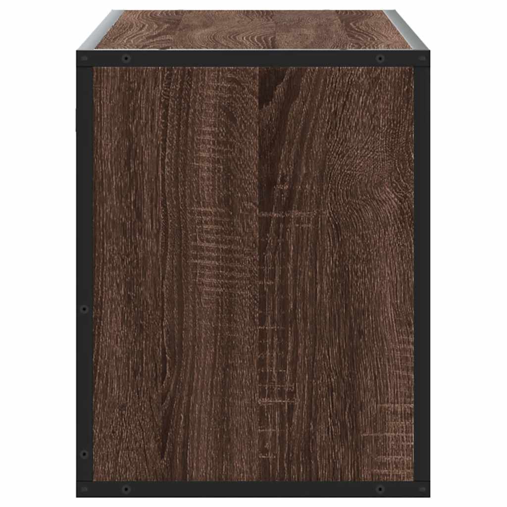 vidaXL Szafka pod telewizor, brązowy dąb, 100x31x39,5 cm