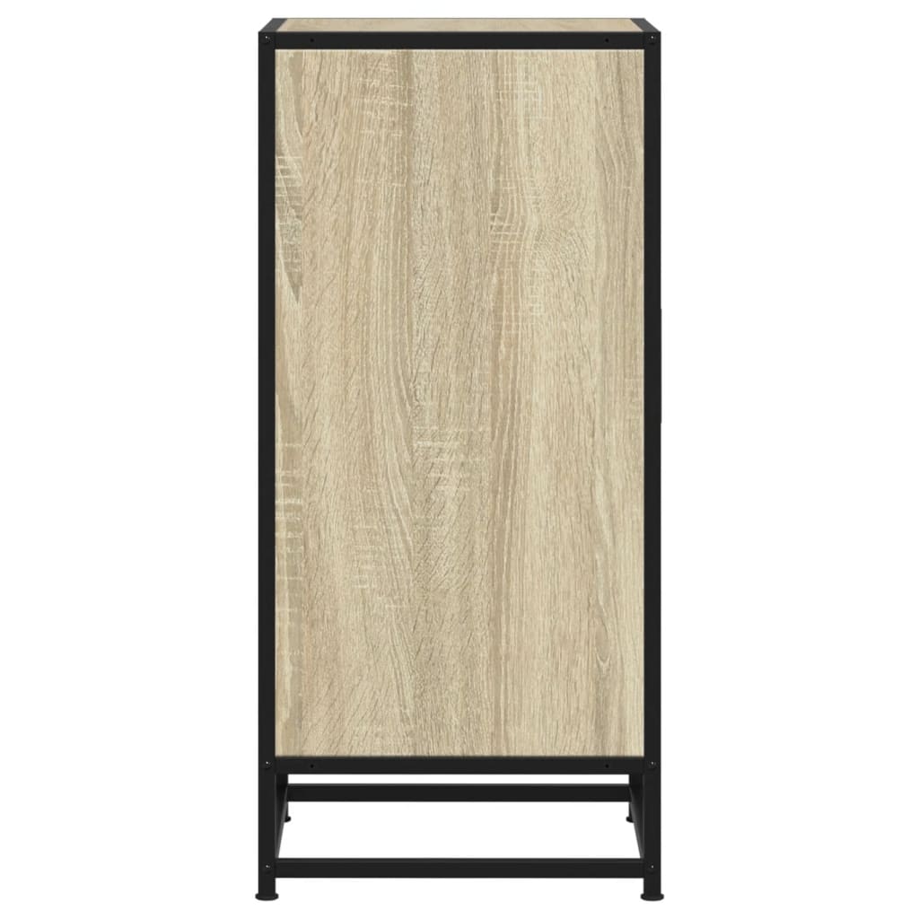 vidaXL Szafka, dąb sonoma, 35,5x35x76 cm, materiał drewnopochodny