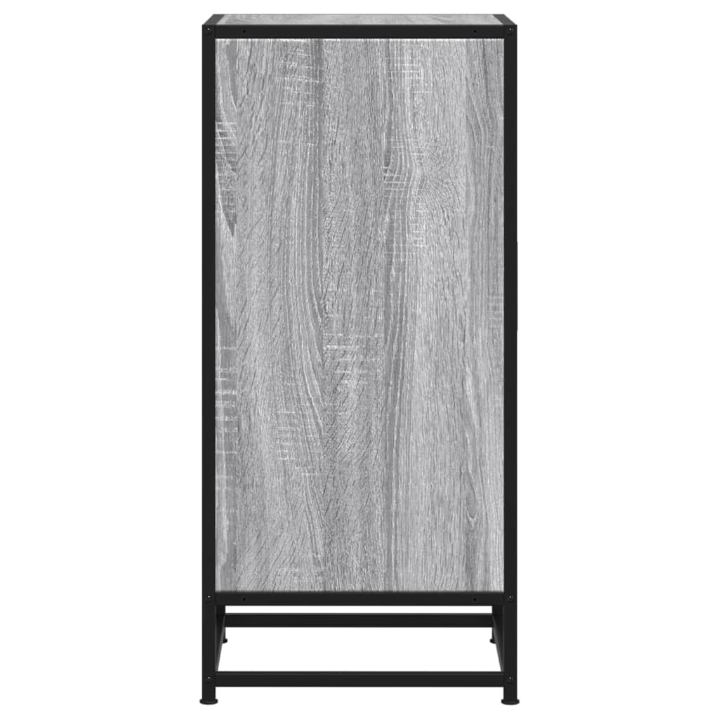 vidaXL Szafka, szary dąb sonoma, 35,5x35x76 cm materiał drewnopochodny