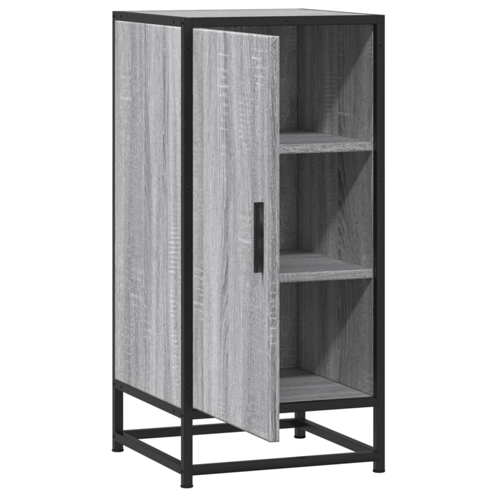 vidaXL Szafka, szary dąb sonoma, 35,5x35x76 cm materiał drewnopochodny
