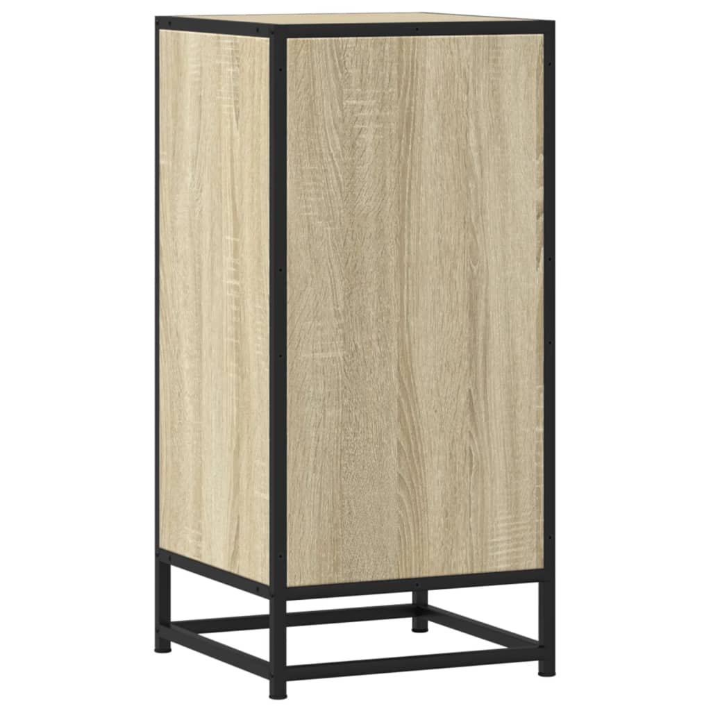 vidaXL Szafka, dąb sonoma, 35,5x35x76 cm, materiał drewnopochodny
