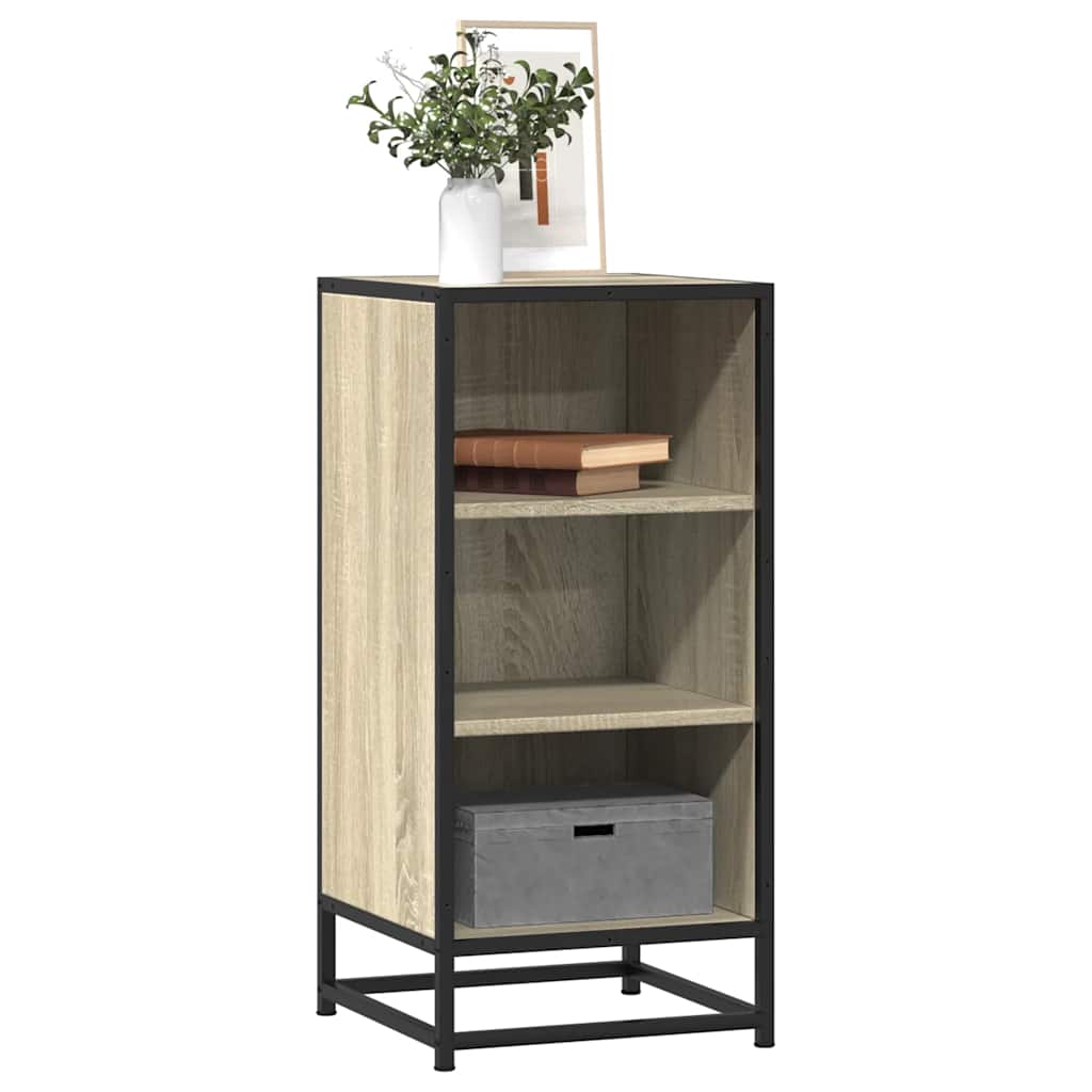 vidaXL Szafka, dąb sonoma, 35,5x35x76 cm, materiał drewnopochodny
